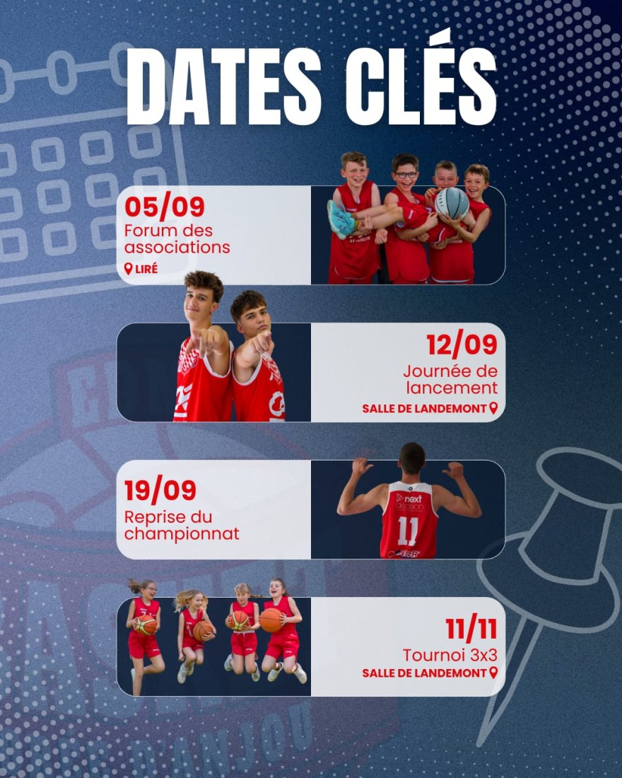 Début de saison 2026 -2027 : les dates à noter